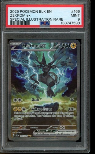 Psa mint pokemon zekrom - psa, 9