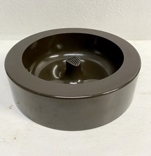 POSACENERE "MOLOKAI" LARGE DESIGN Enzo Mari Danese SVUOTATASCHE BROWN 1970