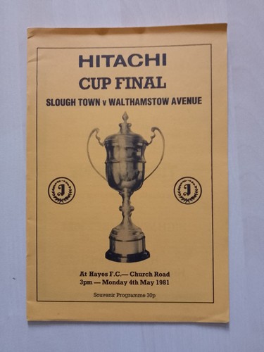 Slough town walthamstow - slough,