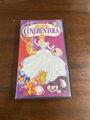 Vhs disney cenerentola - vhs,