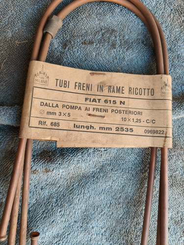 969822 tubo freno rame da - tubo, in