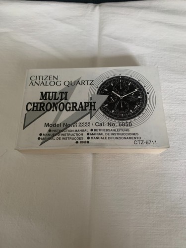 Citizen multi chronograph cal - multi,