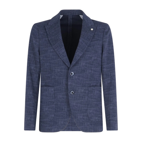 Barbati giacca blu monopetto - -,