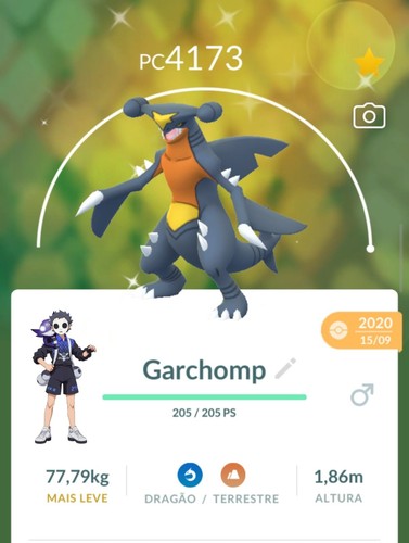 Shiny garchomp 2020 livello - garchomp,