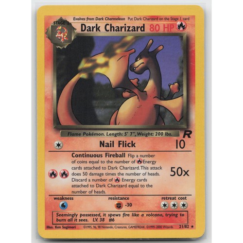 Dark charizard unlimited - dark, team