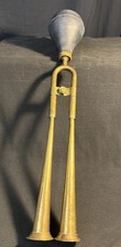 Car Horn, Antique Brass Double