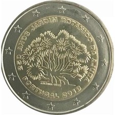 2 euro Portogallo 2018 giardino botanico Ajuda