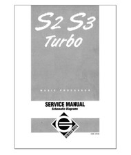 GEM S2 S3 TURBO Service Manual Schematic Diagram Schaltplan Schema elettrico PDF