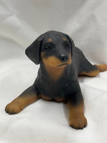 Statuina cucciolo doberman - cucciolo,