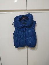 Gilet Giacca smanicato Bambina 4/5 Imbottito Giubbotto Blu 