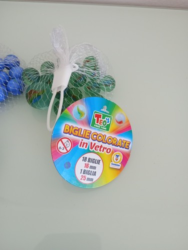 Set biglie vetro teo free - set,