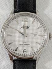 ?️ Elegante Orologio Lorenz Uomo - Classico con Cinturino in Pelle Nera - Water