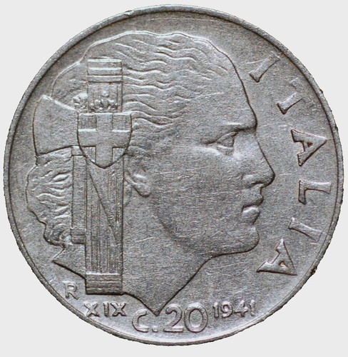 Italy centesimi 1941 75 - 20,