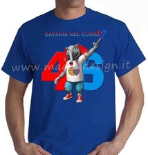 T-SHIRT SQUADRA del cuore CATANIA CALCIO 46 elefantino maglia tifoso numero