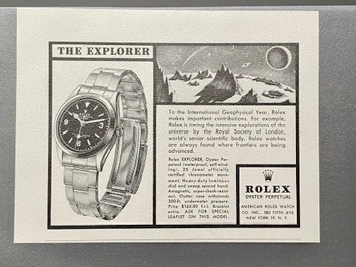 Rolex explorer ref - 6610, 1958