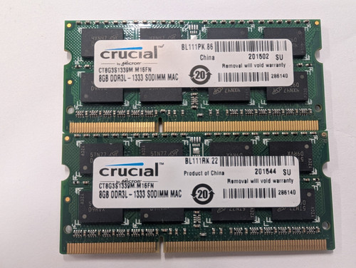 Kit crucial - 16, (2x8