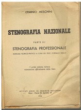 1956 - STENOGRAFIA NAZIONALE -