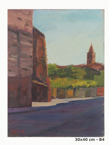 Quadro olio tavola - quadro,