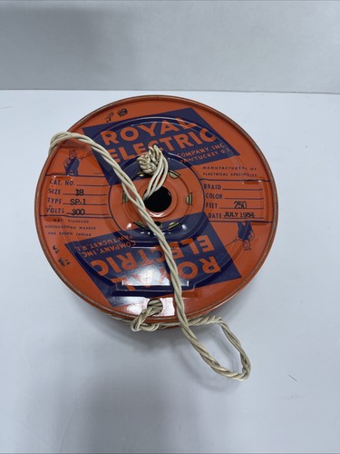 Bobina filo metallo vintage