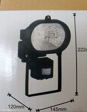 FARETTO PROIETTORE ALOGENA 150W CON RILEVATORE MOVIMENTO RELCO POLIFEMO 31025