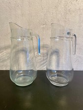 Coppia brocche caraffe in vetro