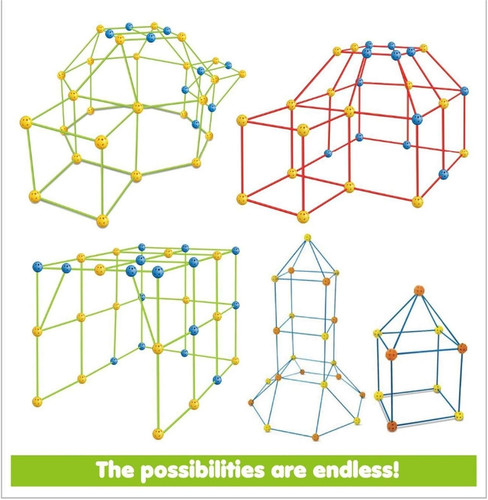 Kids fort building - kids, kit