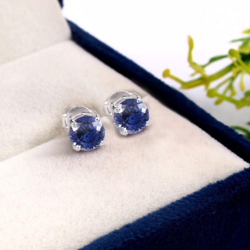 Orecchini bottone argento - orecchini,