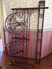 Testata e sponde in ferro battuto per letto matrimoniale