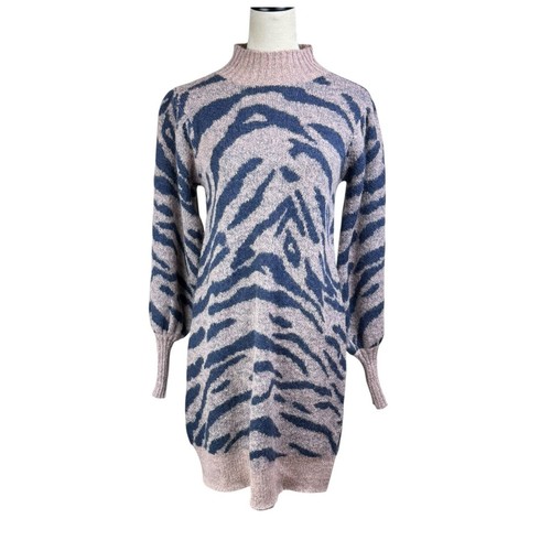 Abito maglione maglia costine