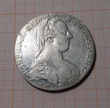 COLONIA ERITREA V.E.III° TALLERO DI CONVENZIONE 1780 2 DUE PIUME ARGENTO SPL