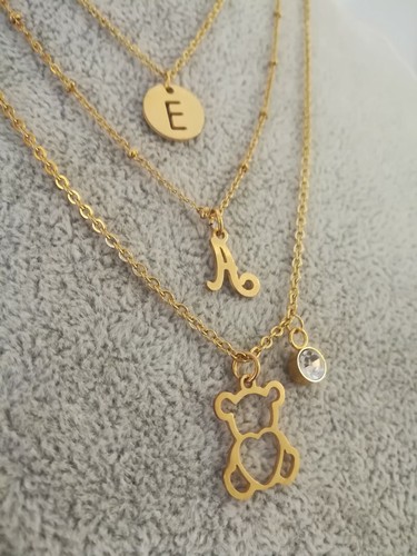 Collana rosario oro - collana,