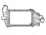 RADIATORE INTERCOOLER SCAMBIATORE PER OPEL ASTRA G ( T98 , F69 , F35 ) 1.7 , 2.2