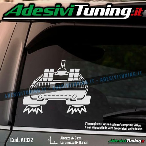 Adesivo delorean dmc - adesivo, dmc-12