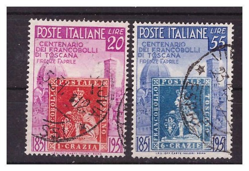Francobolli toscana 1951 - 1951, --