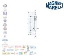 CANDELETTA MERCEDES CLASSE C E CLK VITO JEEP GRAND CHEROKEE 2.7 062900012304