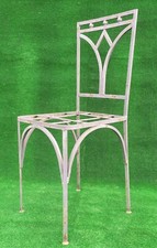 SEDIA IN VERO FERRO PIENO