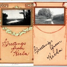 x2 LOTTO cartoline Neola, IA