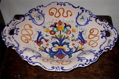 Deruta pottery ricco pattern - deruta,