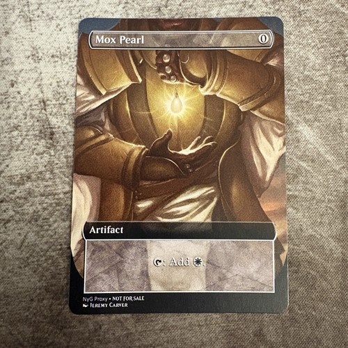 Mox pearl custom art mtg - -,