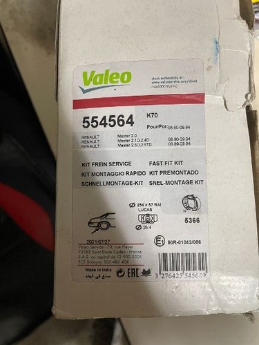 Kit ganasce freno valeo - freno,