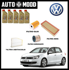 Kit tagliando olio CASTROL EDGE 5W30 5LT 4 FILTRI VW GOLF 6 VI 1.6 TDI 77 KW