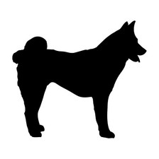 Adesivo Akita razza cane