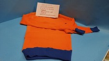 Maglie Calcio Stock 8 pezzi Arancio e blu con numeri dietro '70-80 Vintage
