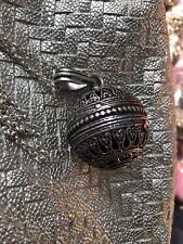 Ciondolo collana  pendente  argento Tibetano antico design Chiama Angeli Grande
