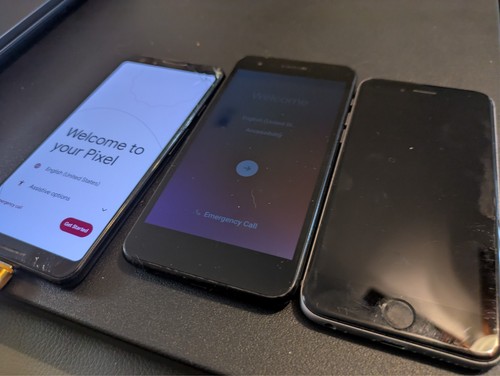 Lot phones androids iphones - of,