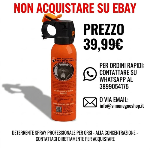 Deterrente contro lupi - ,, orsi
