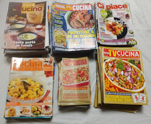 Lotto 235 riviste cucina - riviste,