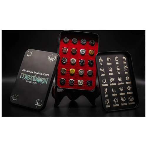 Mistborn acrylic dice - acrylic,
