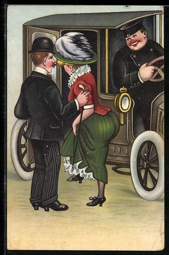 Coppia cartoline quando - di,
