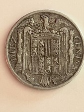 Scegli Centesimi SPAGNA 10 centimos Nationalist Government 1941 - 1959 Spain